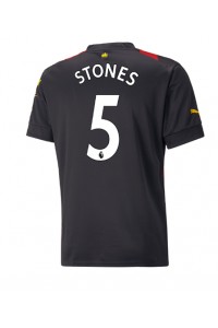 Manchester City John Stones #5 Fotballdrakt Borte Klær 2022-23 Korte ermer